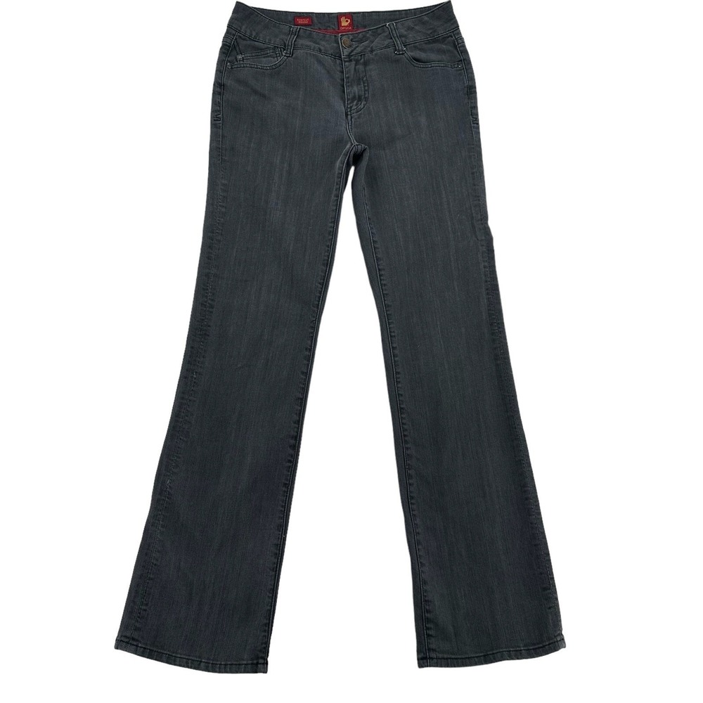 Sasson Ooh La La Size 6 Bootcut Boogie Jeans Grey Dynamite Wash Studded Pockets